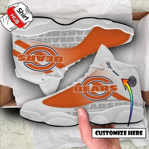 Ideafootwear Chicago Bears AJ13 Sneakers Shoes For Men And Women 4
