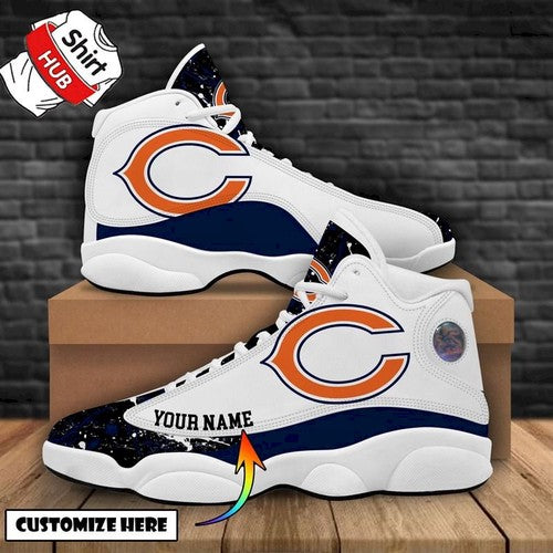 Ideafootwear Chicago Bears AJ13 Sneakers Shoes For Men And Women 5