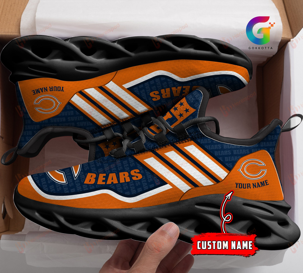 Ideafootwear Chicago Bears Max Soul Shoes Sneakers For Men And Women 64