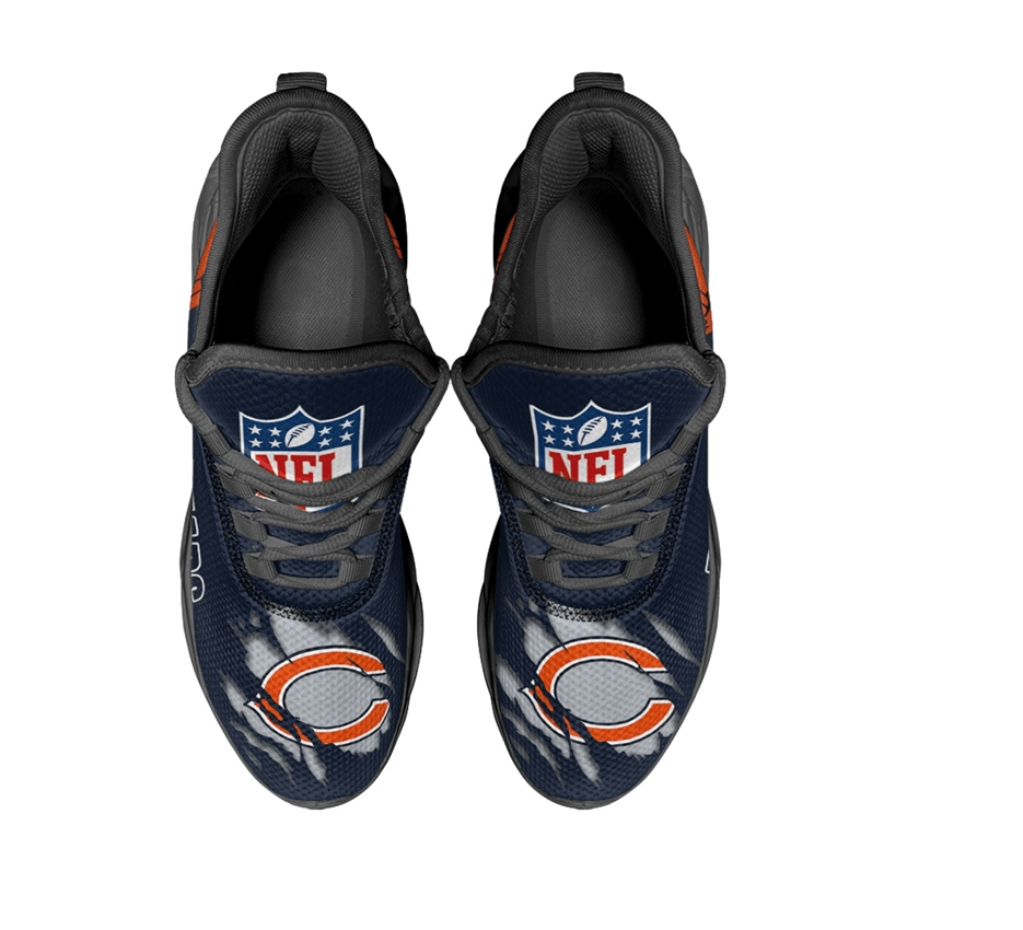 Ideafootwear Chicago Bears Max Soul Shoes Sneakers For Men And Women 35