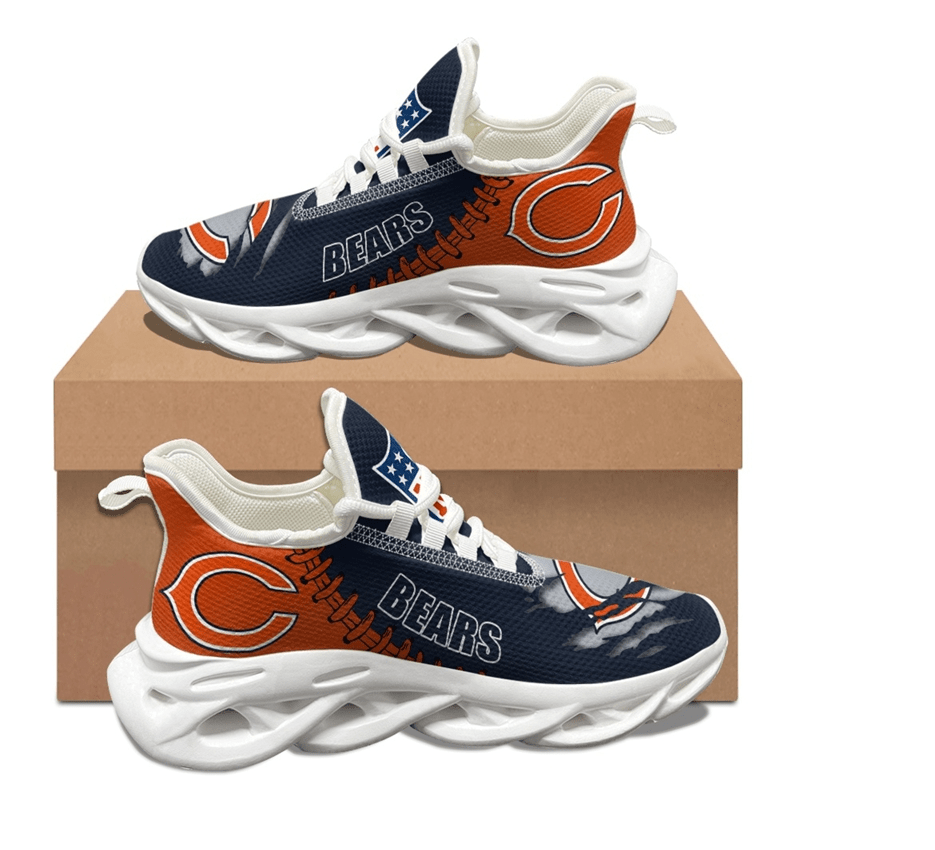 Ideafootwear Chicago Bears Max Soul Shoes Sneakers For Men And Women 35
