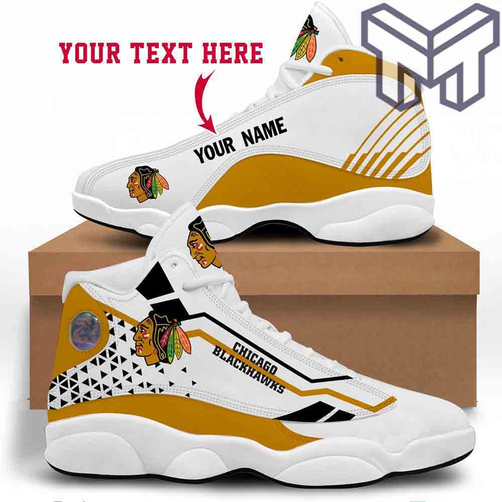 Ideafootwear Chicago Blackhawks AJ13 Sneakers Shoes For Men And Women 1
