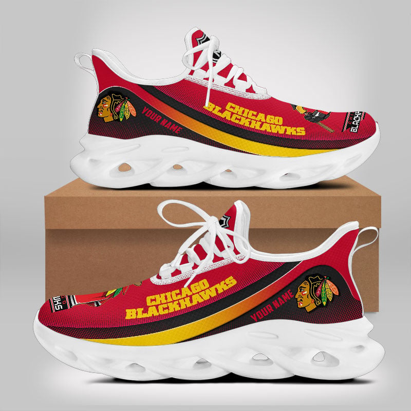 Ideafootwear Chicago Blackhawks Max Soul Shoes Sneakers For Men And Women 2