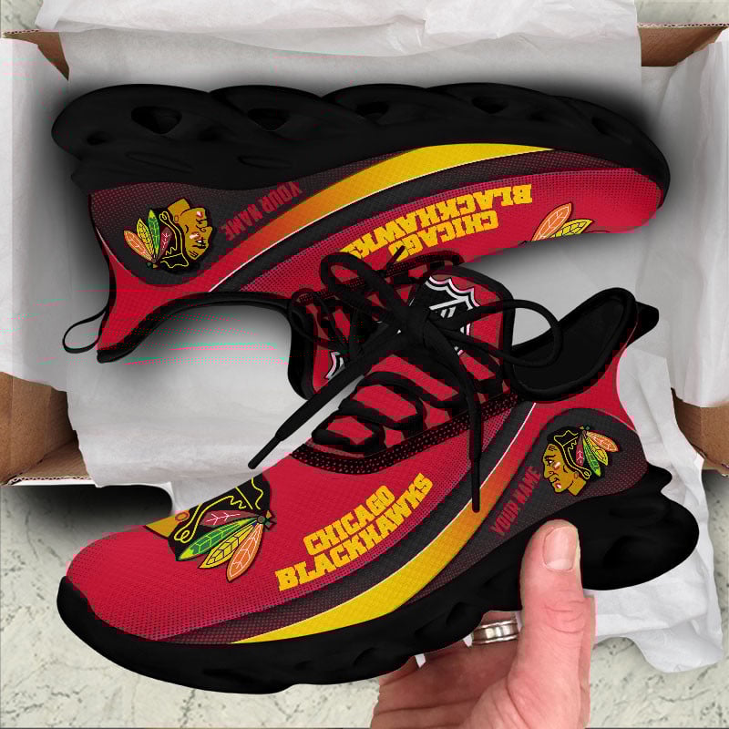 Ideafootwear Chicago Blackhawks Max Soul Shoes Sneakers For Men And Women 1