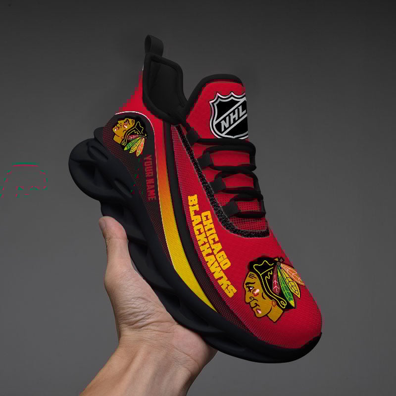Ideafootwear Chicago Blackhawks Max Soul Shoes Sneakers For Men And Women 1