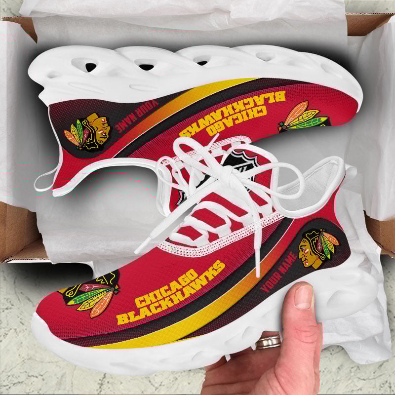Ideafootwear Chicago Blackhawks Max Soul Shoes Sneakers For Men And Women 1