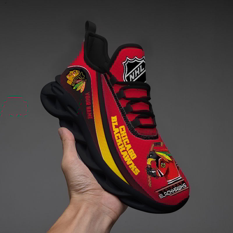 Ideafootwear Chicago Blackhawks Max Soul Shoes Sneakers For Men And Women 2