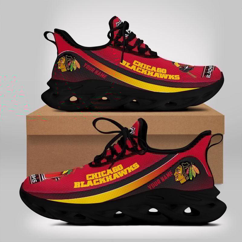 Ideafootwear Chicago Blackhawks Max Soul Shoes Sneakers For Men And Women 2