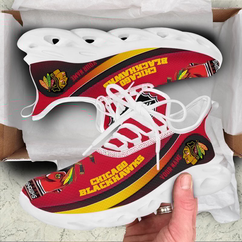 Ideafootwear Chicago Blackhawks Max Soul Shoes Sneakers For Men And Women 2
