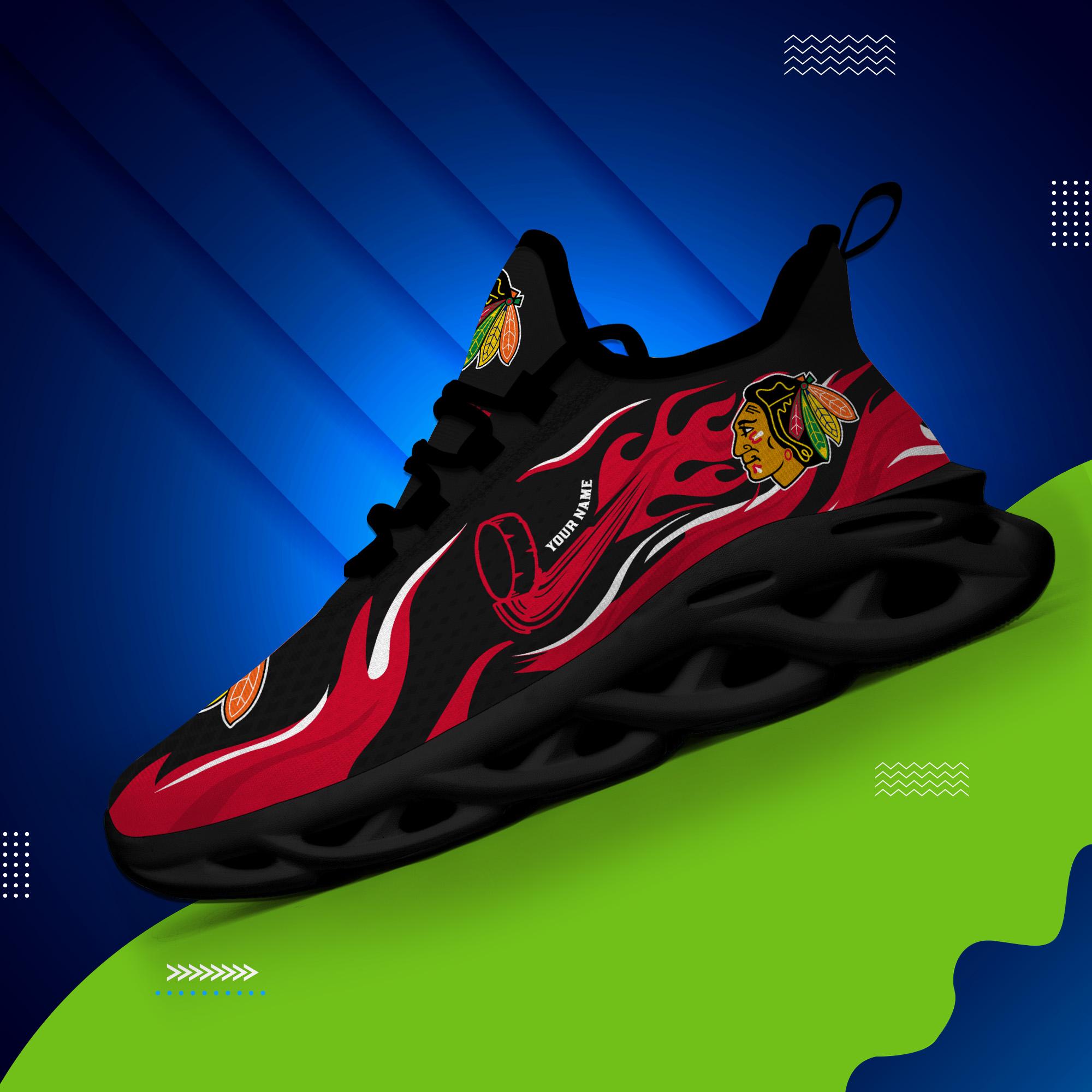 Ideafootwear Chicago Blackhawks Max Soul Shoes Sneakers For Men And Women 3