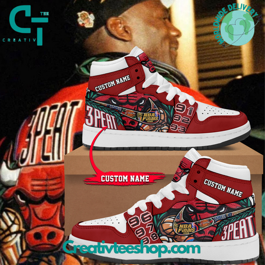 Ideafootwear Chicago Bulls AJ1 High Sneakers Shoes For Men And Women 4