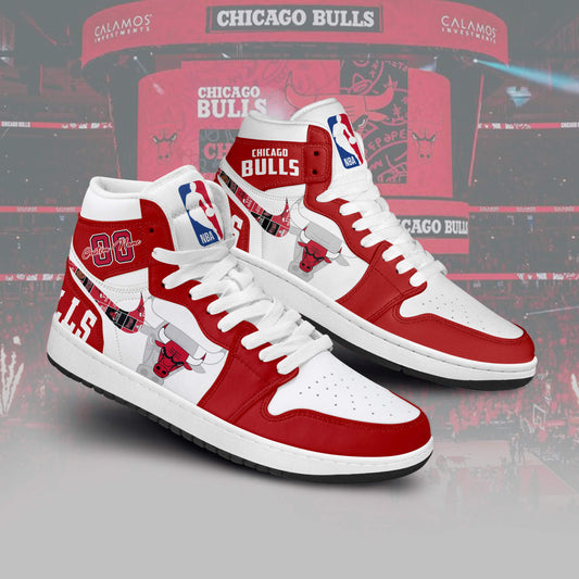 Ideafootwear Chicago Bulls AJ1 High Sneakers Shoes For Men And Women 1