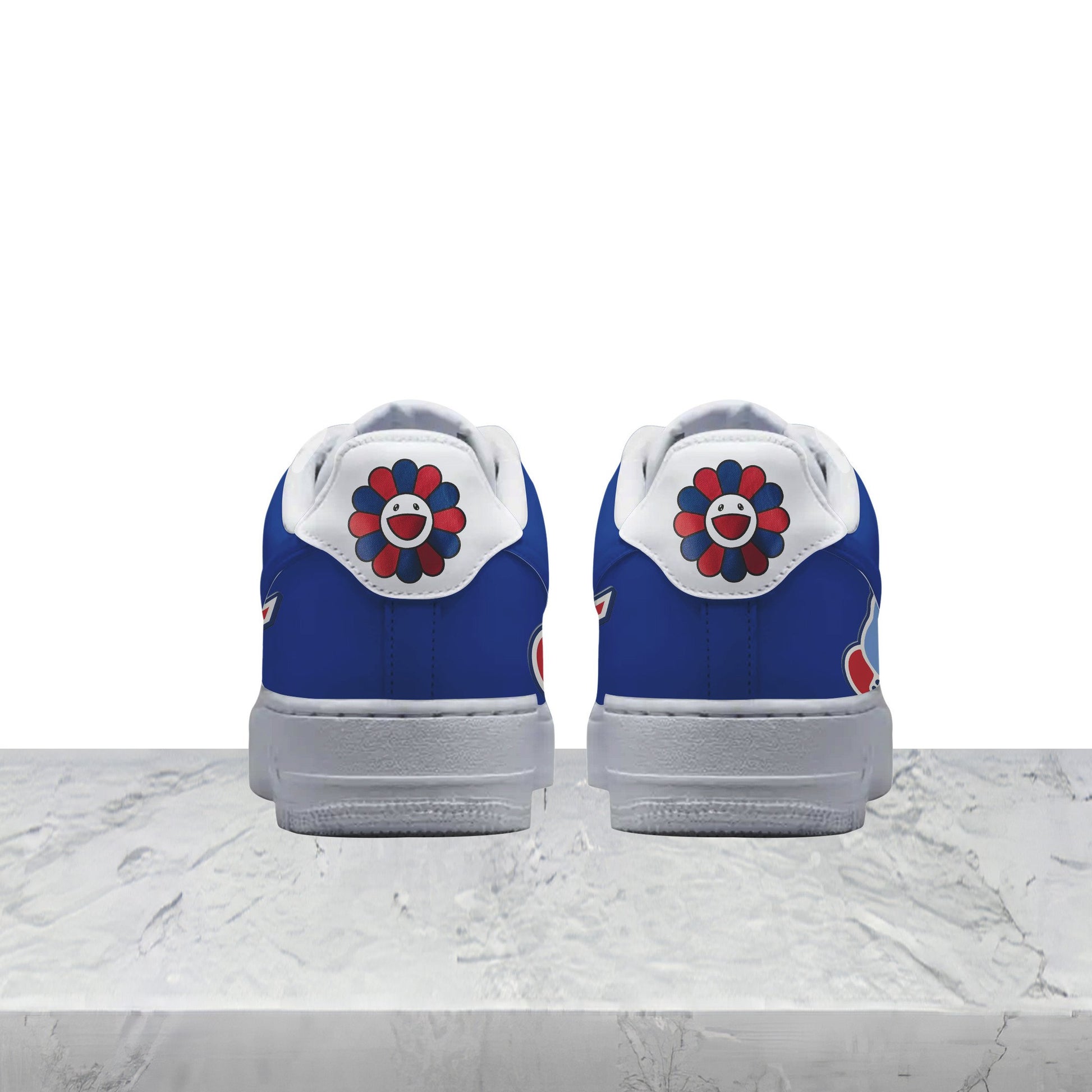 Ideafootwear Chicago Cubs Air Low-Top Sneakers Shoes For Men And Women 1