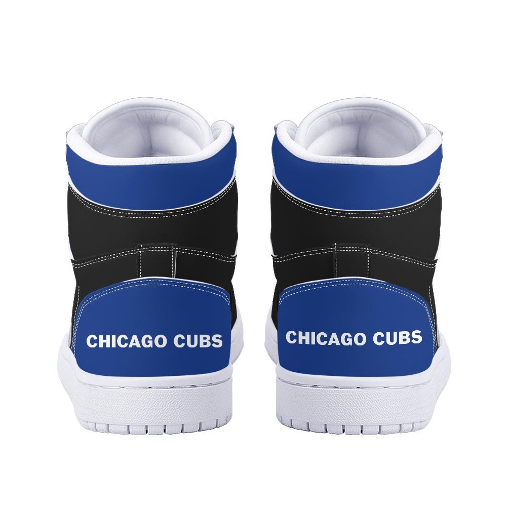 Ideafootwear Chicago Cubs AJ1 High Sneakers Shoes For Men And Women 3