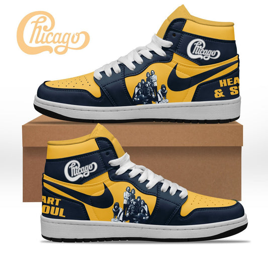 Ideafootwear Chicago Rock Band AJ1 High Sneakers Shoes For Men And Women 1