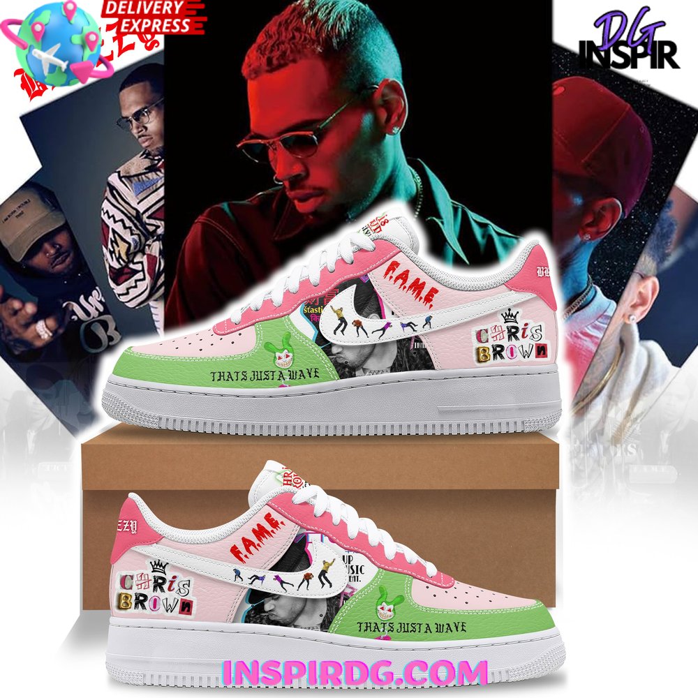 Ideafootwear Chris Brown Air Low-Top Sneakers Shoes For Men And Women 8