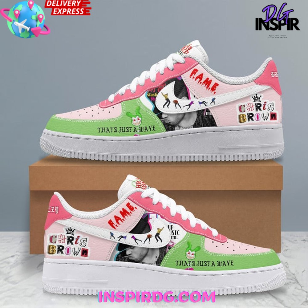Ideafootwear Chris Brown Air Low-Top Sneakers Shoes For Men And Women 8