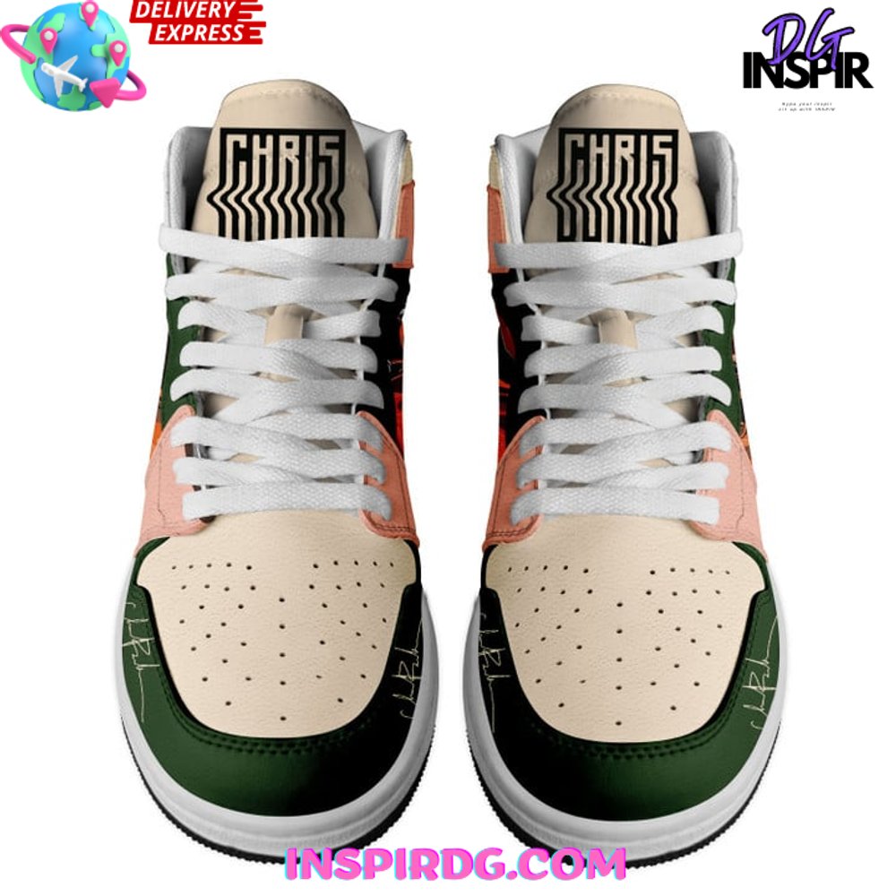 Ideafootwear Chris Brown AJ1 High Sneakers Shoes For Men And Women 7