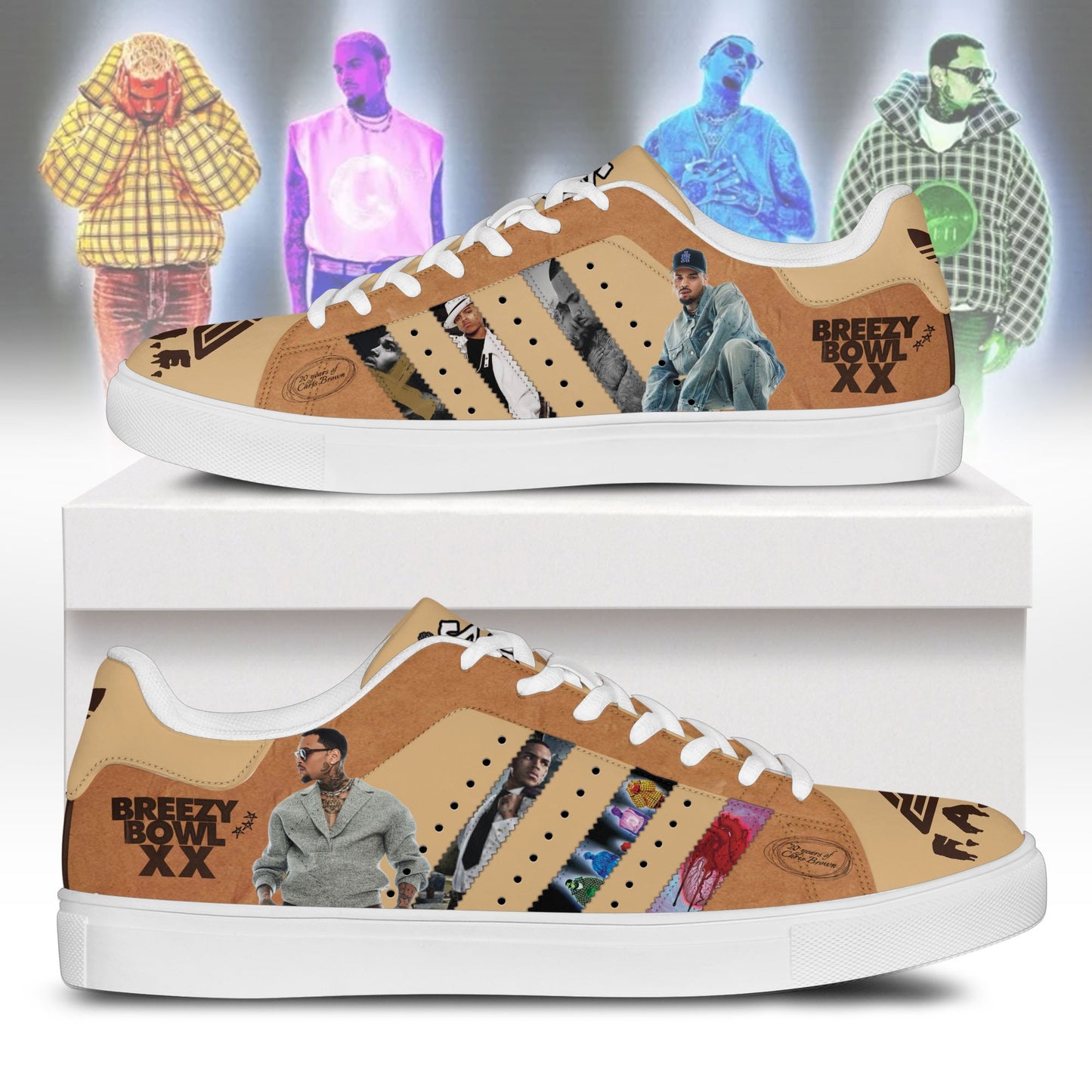 Ideafootwear Chris Brown Skate Stan Shoes Sneakes For Men And Women 1