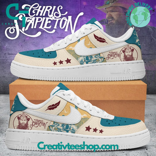 Ideafootwear Chris Stapleton Air Low-Top Sneakers Shoes For Men And Women 1