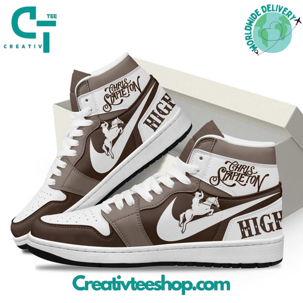Ideafootwear Chris Stapleton AJ1 High Sneakers Shoes For Men And Women 1