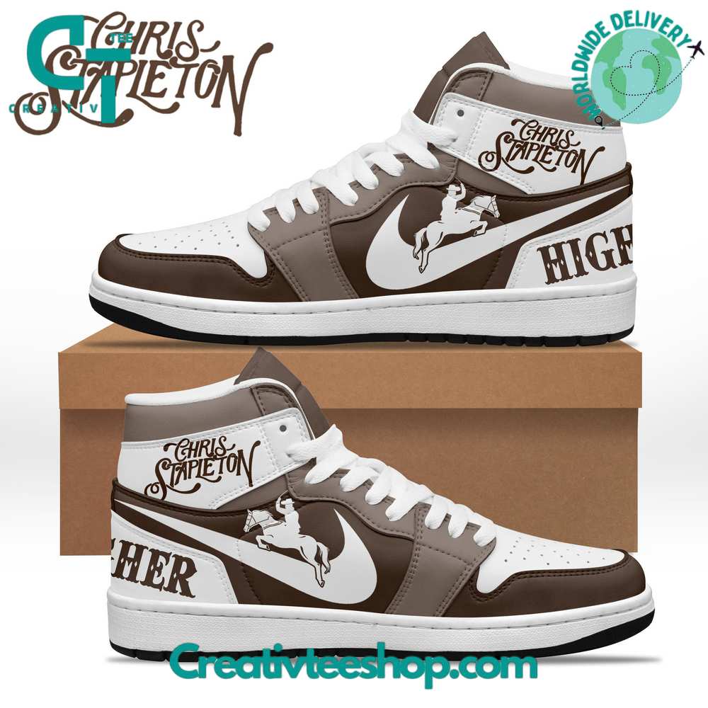 Ideafootwear Chris Stapleton AJ1 High Sneakers Shoes For Men And Women 1