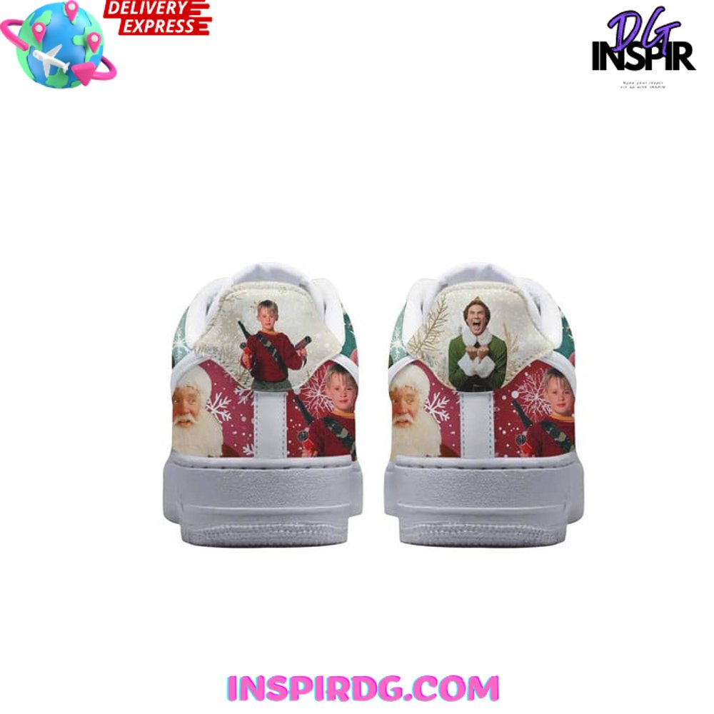 Ideafootwear Christmas Movie Air Low-Top Sneakers Shoes For Men And Women 1
