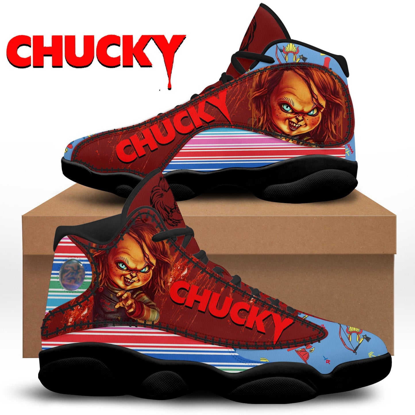 Ideafootwear Chucky AJ13 Sneakers Shoes For Men And Women 1