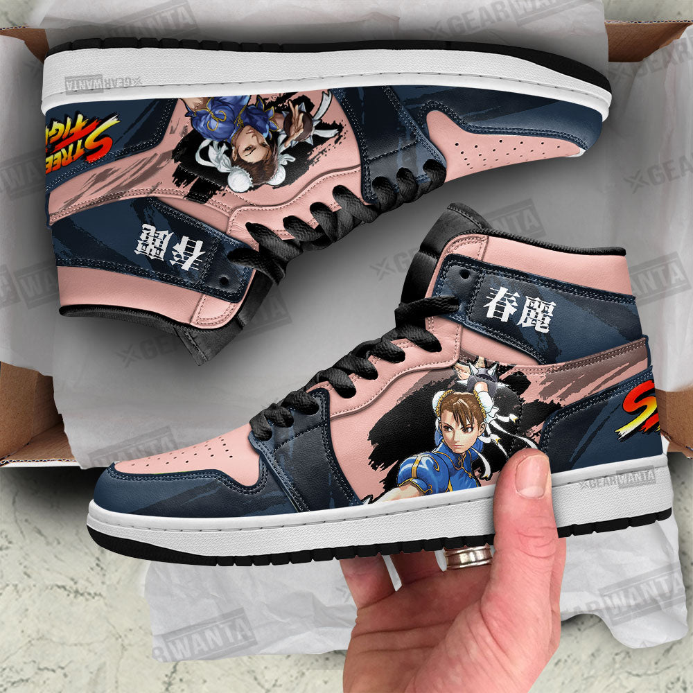 Ideafootwear Chunli Gameboy AJ1 High Sneakers Shoes For Men And Women 1