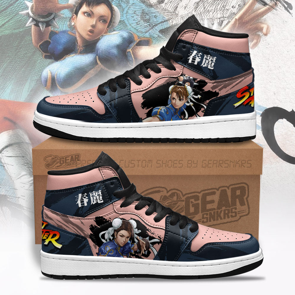 Ideafootwear Chunli Gameboy AJ1 High Sneakers Shoes For Men And Women 1