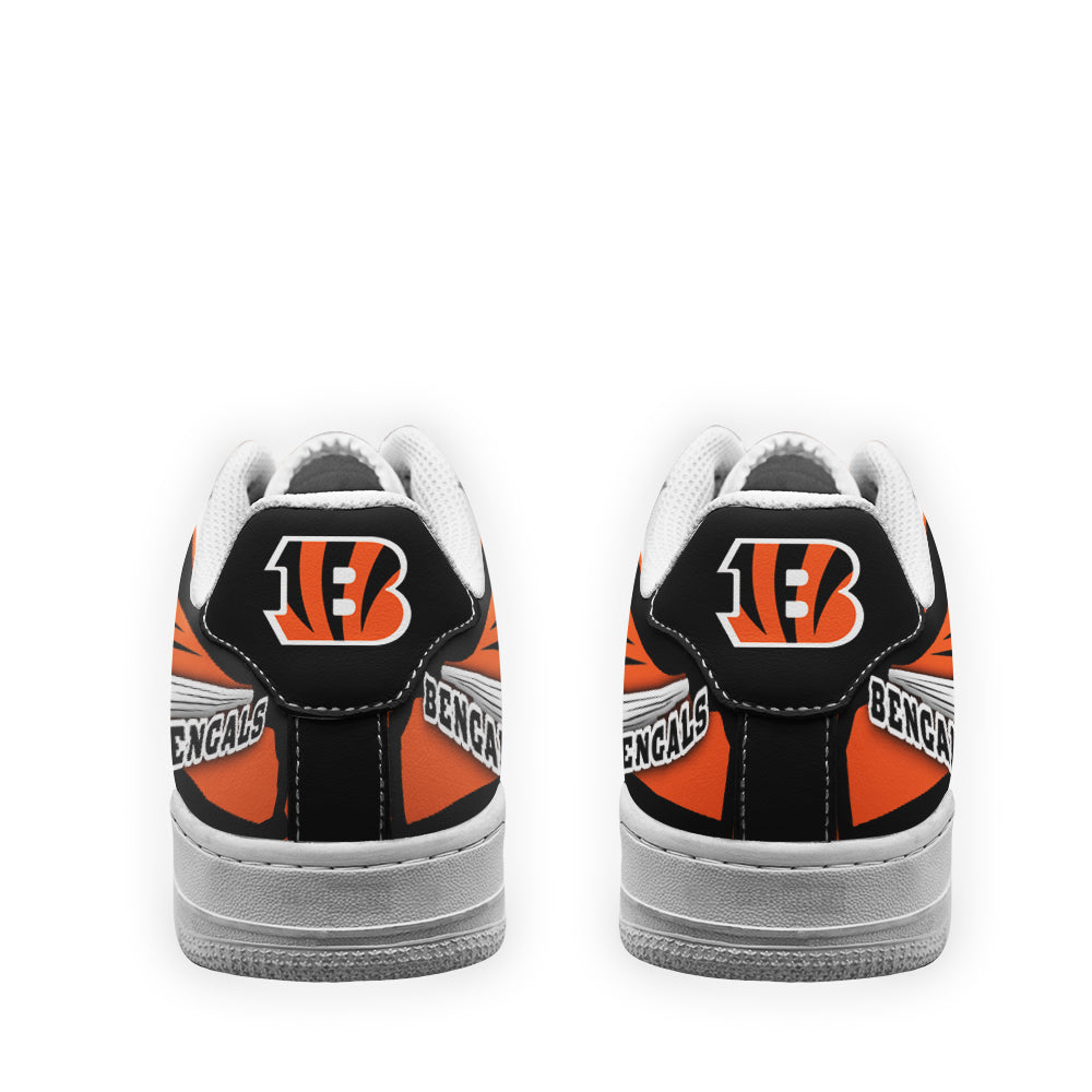 Ideafootwear Cincinnati Bengals Air Low-Top Sneakers Shoes For Men And Women 4