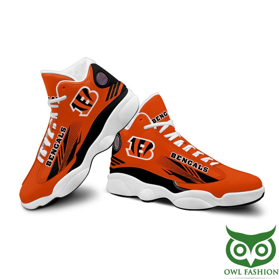 Ideafootwear Cincinnati Bengals AJ13 Sneakers Shoes For Men And Women 12