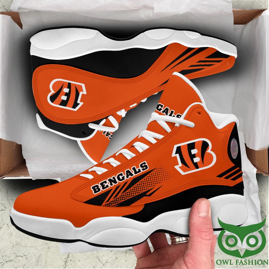 Ideafootwear Cincinnati Bengals AJ13 Sneakers Shoes For Men And Women 12