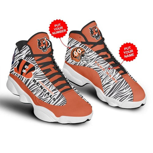 Ideafootwear Cincinnati Bengals AJ13 Sneakers Shoes For Men And Women 2