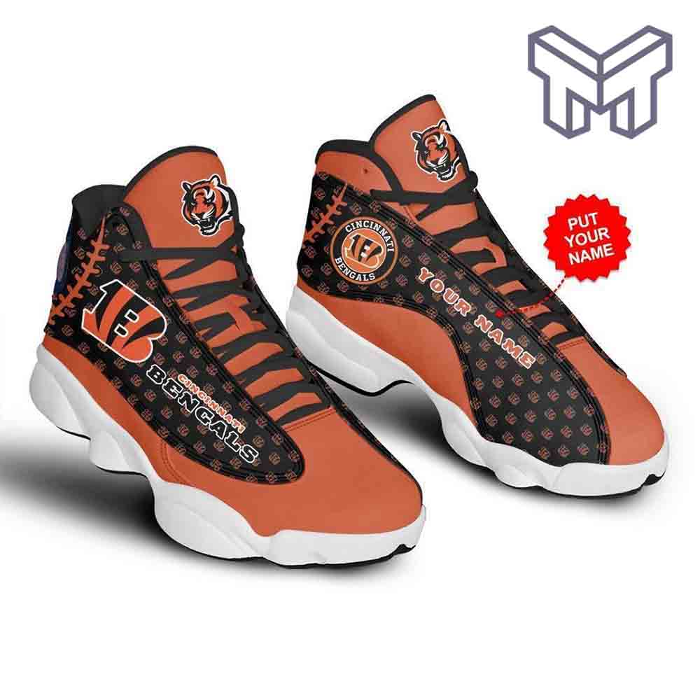 Ideafootwear Cincinnati Bengals AJ13 Sneakers Shoes For Men And Women 8