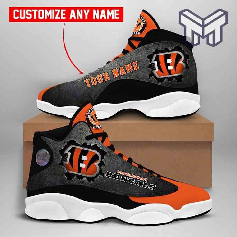 Ideafootwear Cincinnati Bengals AJ13 Sneakers Shoes For Men And Women 1