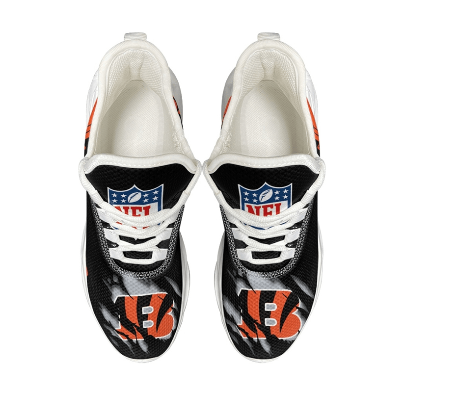 Ideafootwear Cincinnati Bengals Max Soul Shoes Sneakers For Men And Women 39