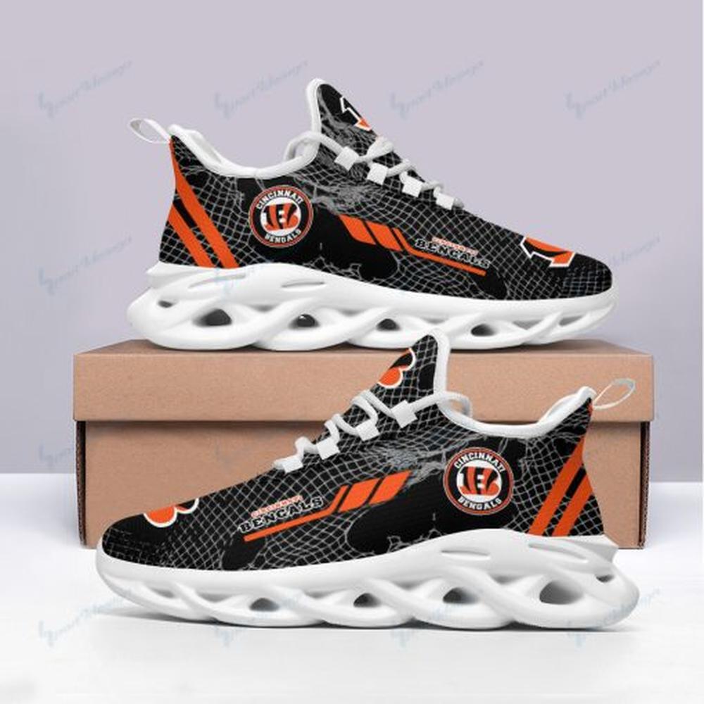 Ideafootwear Cincinnati Bengals Max Soul Shoes Sneakers For Men And Women 16