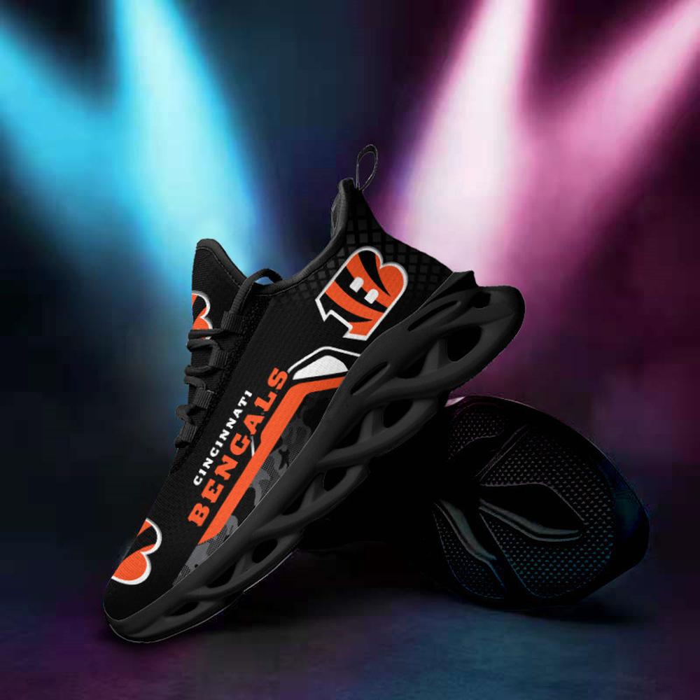 Ideafootwear Cincinnati Bengals Max Soul Shoes Sneakers For Men And Women 15