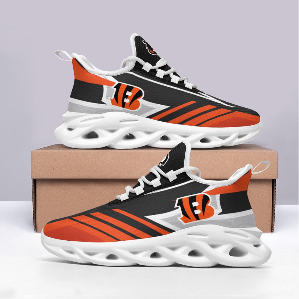 Ideafootwear Cincinnati Bengals Max Soul Shoes Sneakers For Men And Women 20