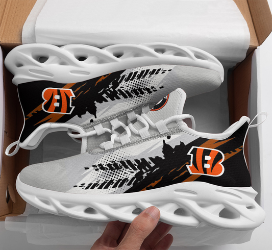 Ideafootwear Cincinnati Bengals Max Soul Shoes Sneakers For Men And Women 28
