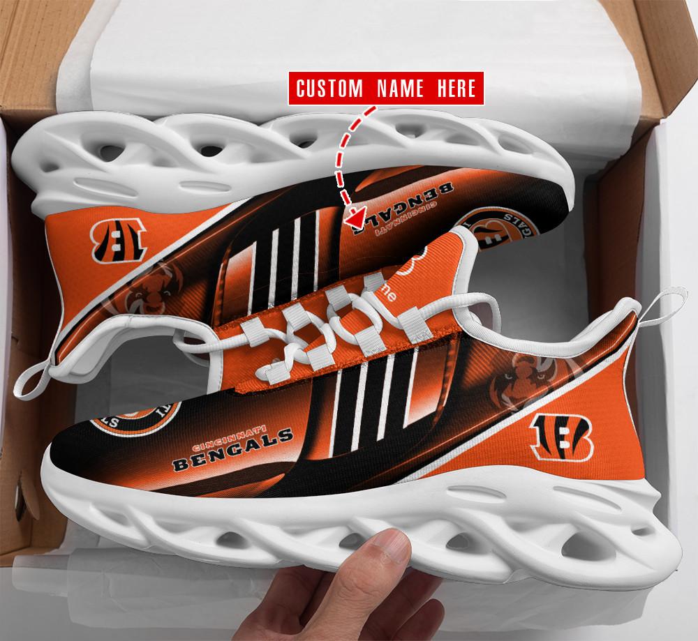 Ideafootwear Cincinnati Bengals Max Soul Shoes Sneakers For Men And Women 61