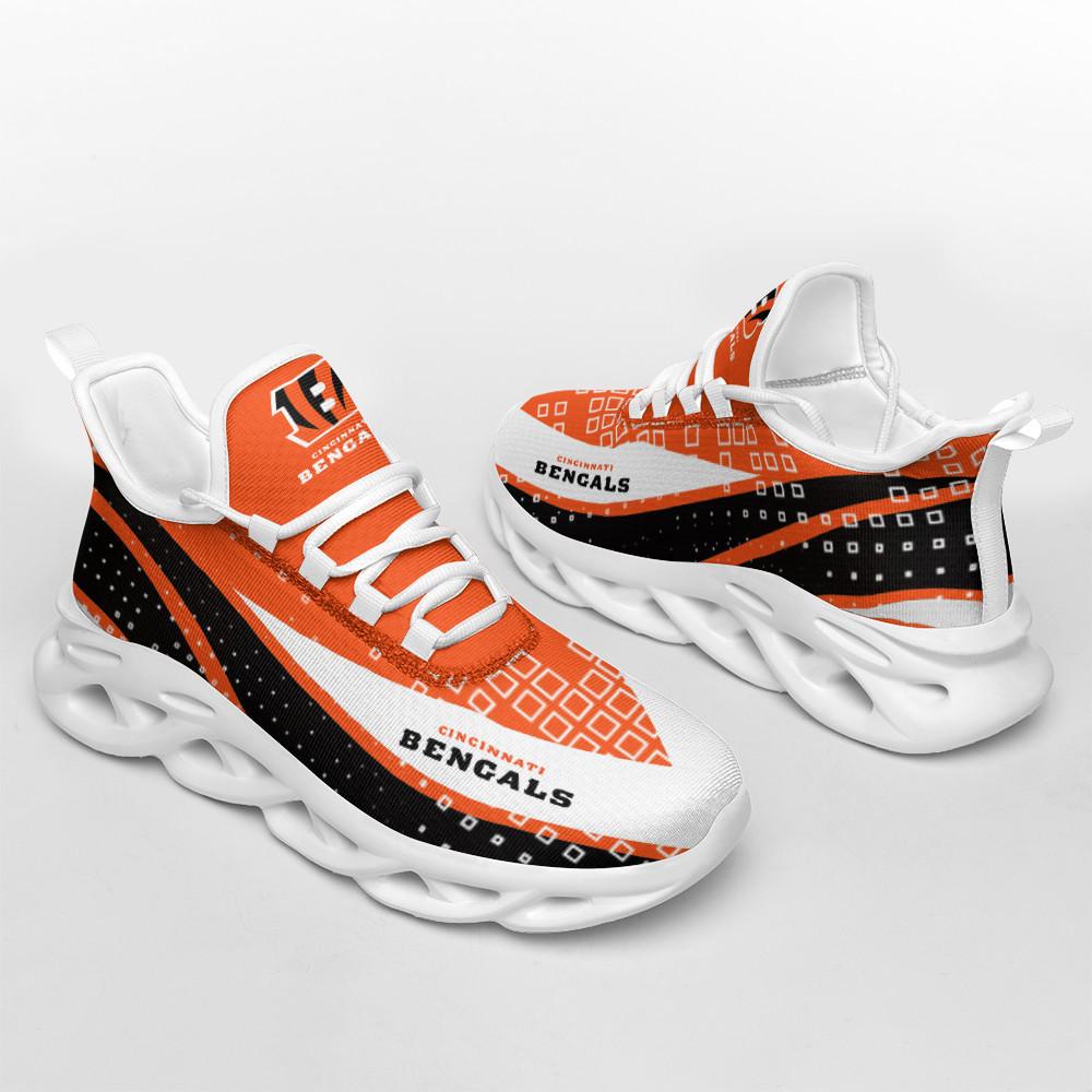 Ideafootwear Cincinnati Bengals Max Soul Shoes Sneakers For Men And Women 2