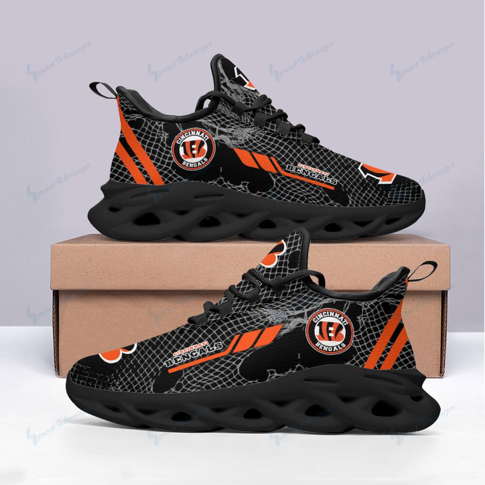 Ideafootwear Cincinnati Bengals Max Soul Shoes Sneakers For Men And Women 16