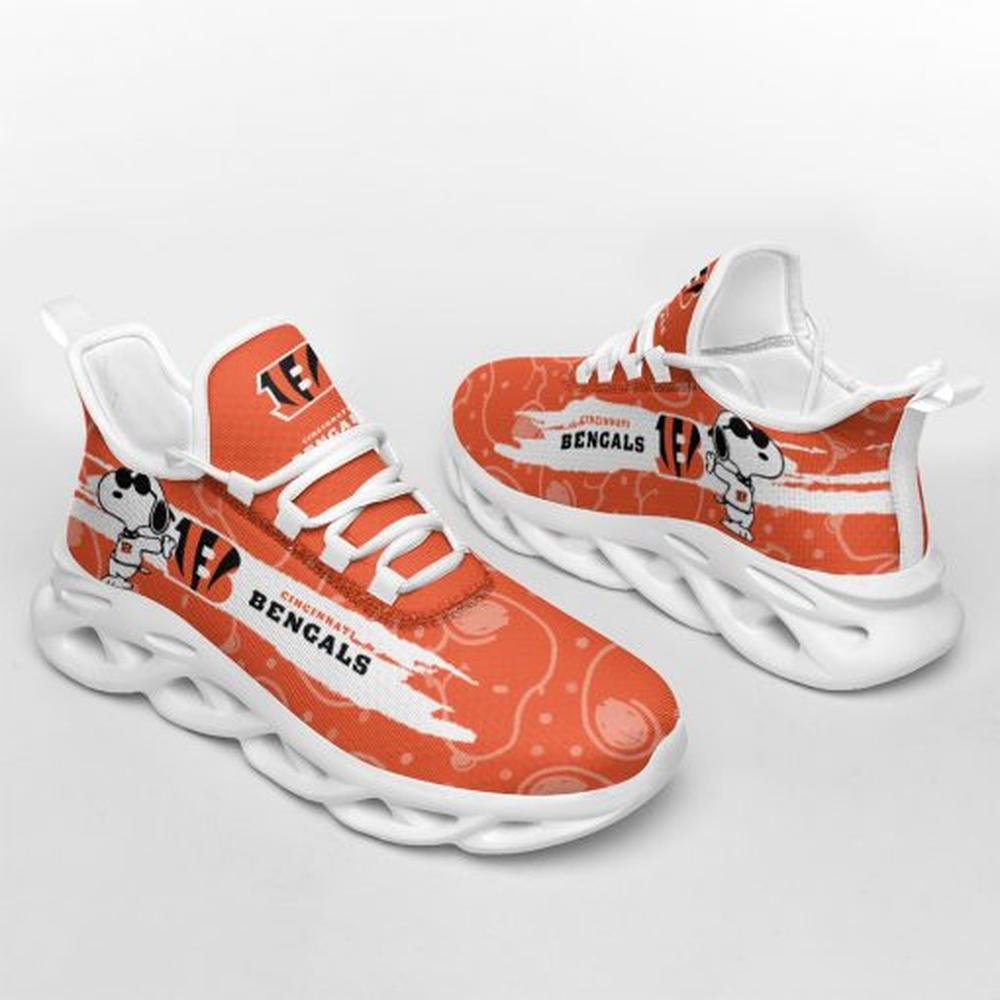 Ideafootwear Cincinnati Bengals Max Soul Shoes Sneakers For Men And Women 3