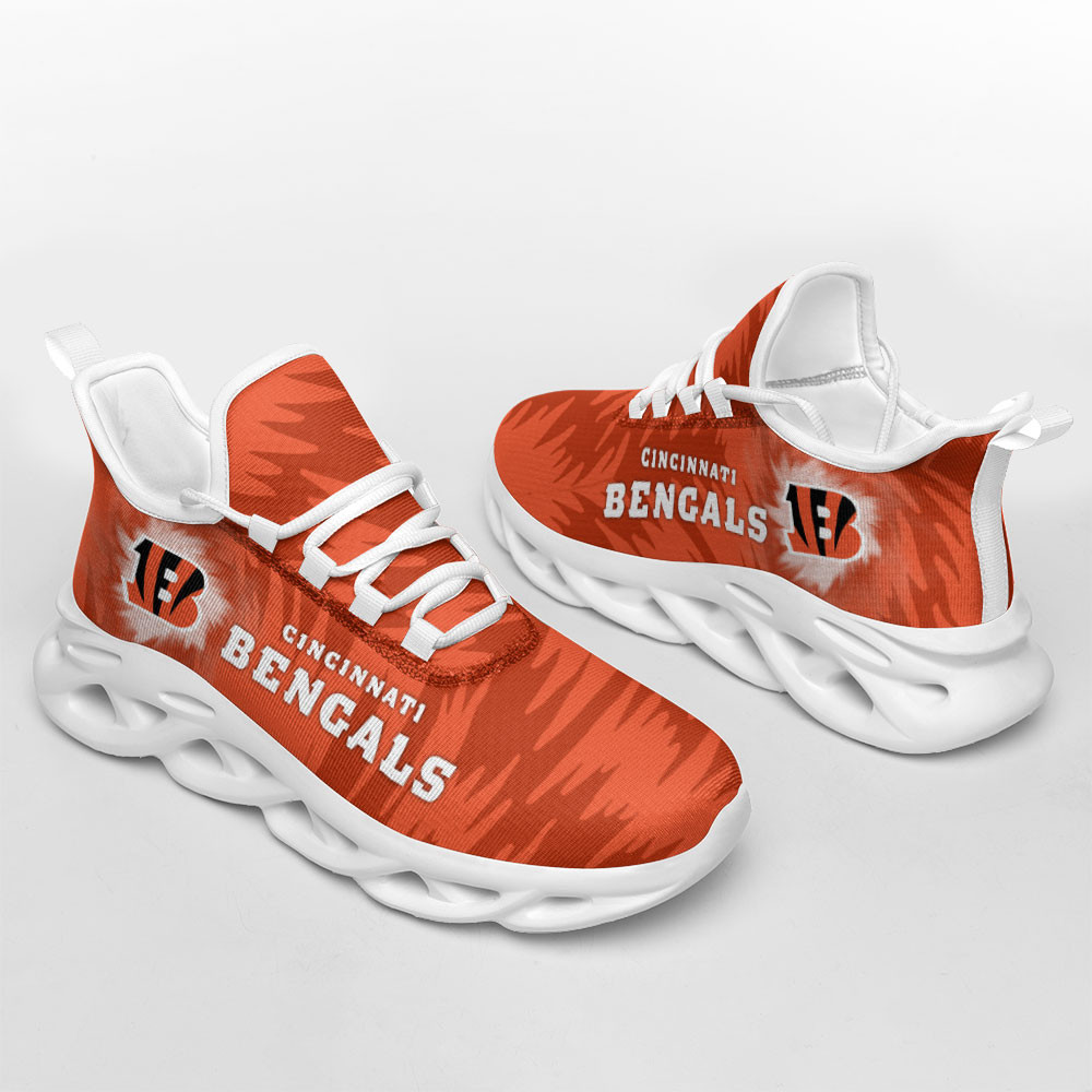 Ideafootwear Cincinnati Bengals Max Soul Shoes Sneakers For Men And Women 75