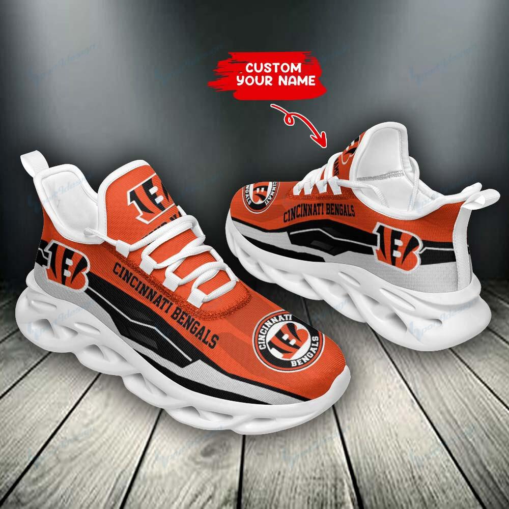 Ideafootwear Cincinnati Bengals Max Soul Shoes Sneakers For Men And Women 41