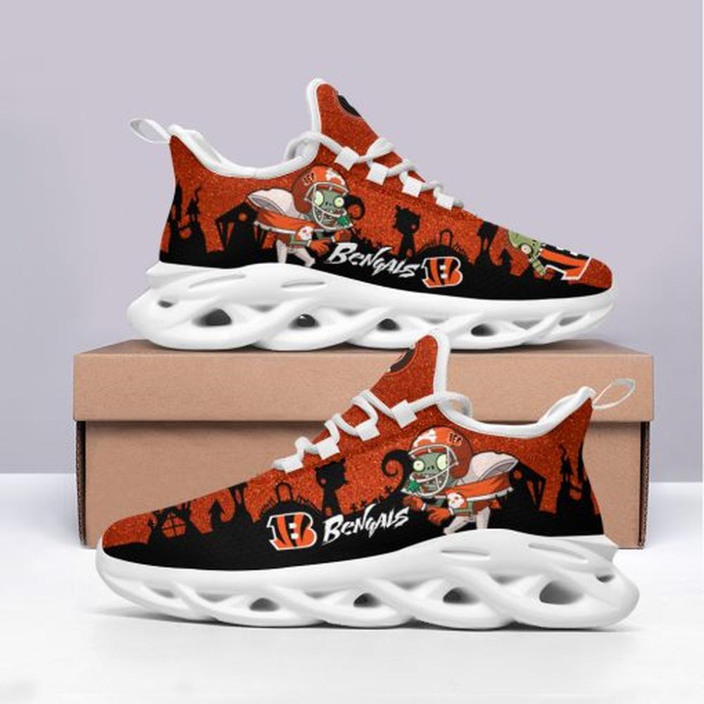 Ideafootwear Cincinnati Bengals Max Soul Shoes Sneakers For Men And Women 37