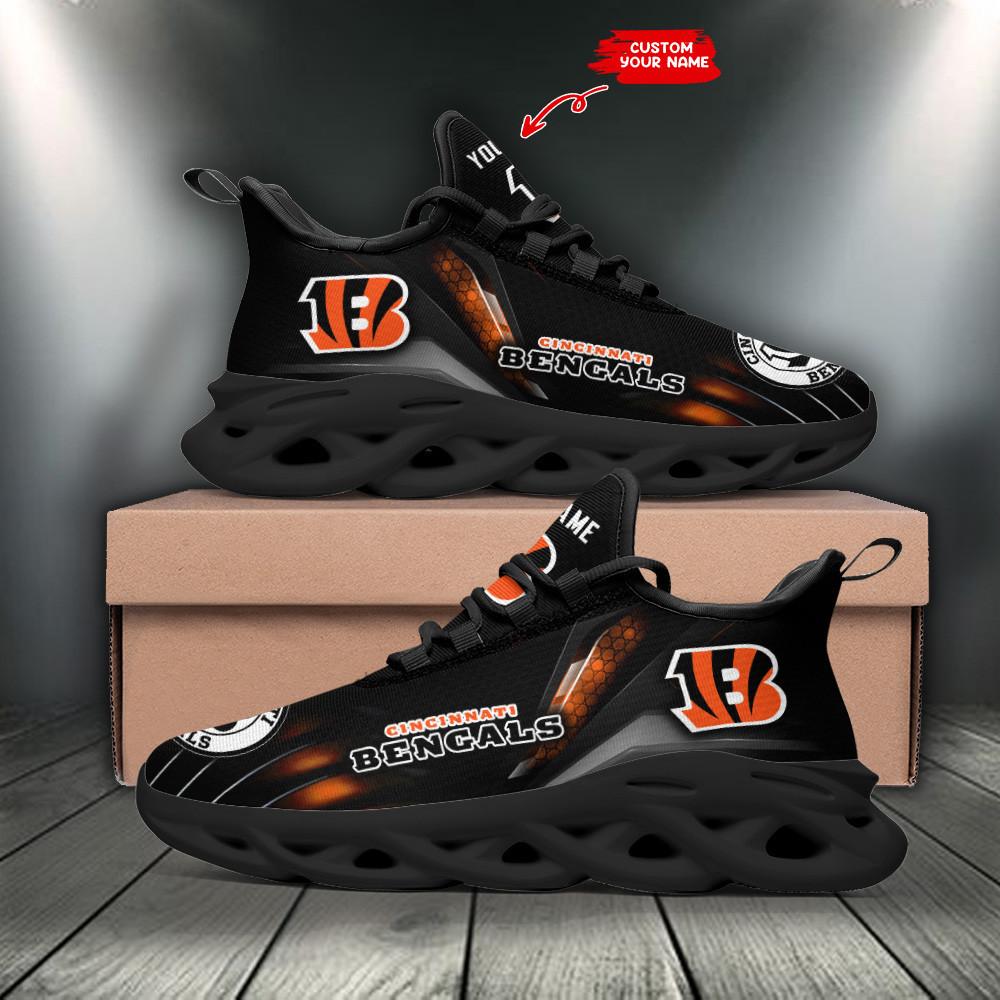 Ideafootwear Cincinnati Bengals Max Soul Shoes Sneakers For Men And Women 52