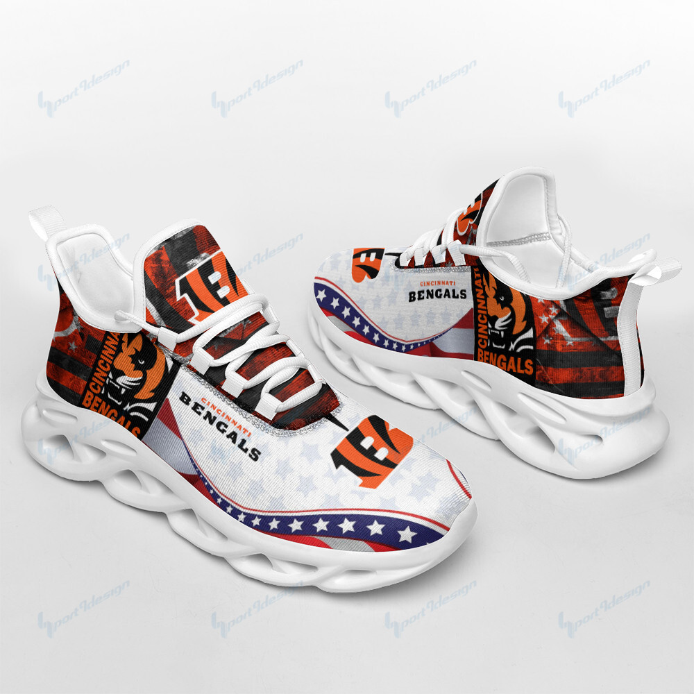 Ideafootwear Cincinnati Bengals Max Soul Shoes Sneakers For Men And Women 32